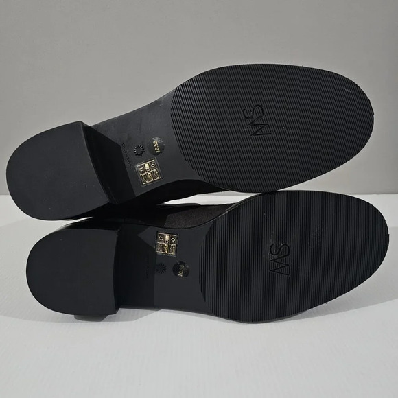 NEW Stuart Weitzman Sadie Mid Calf Boot Womens 10.5 Gray Suede Western Pull On - Picture 13 of 15